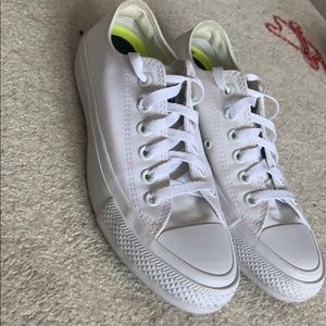 Completely white Converse